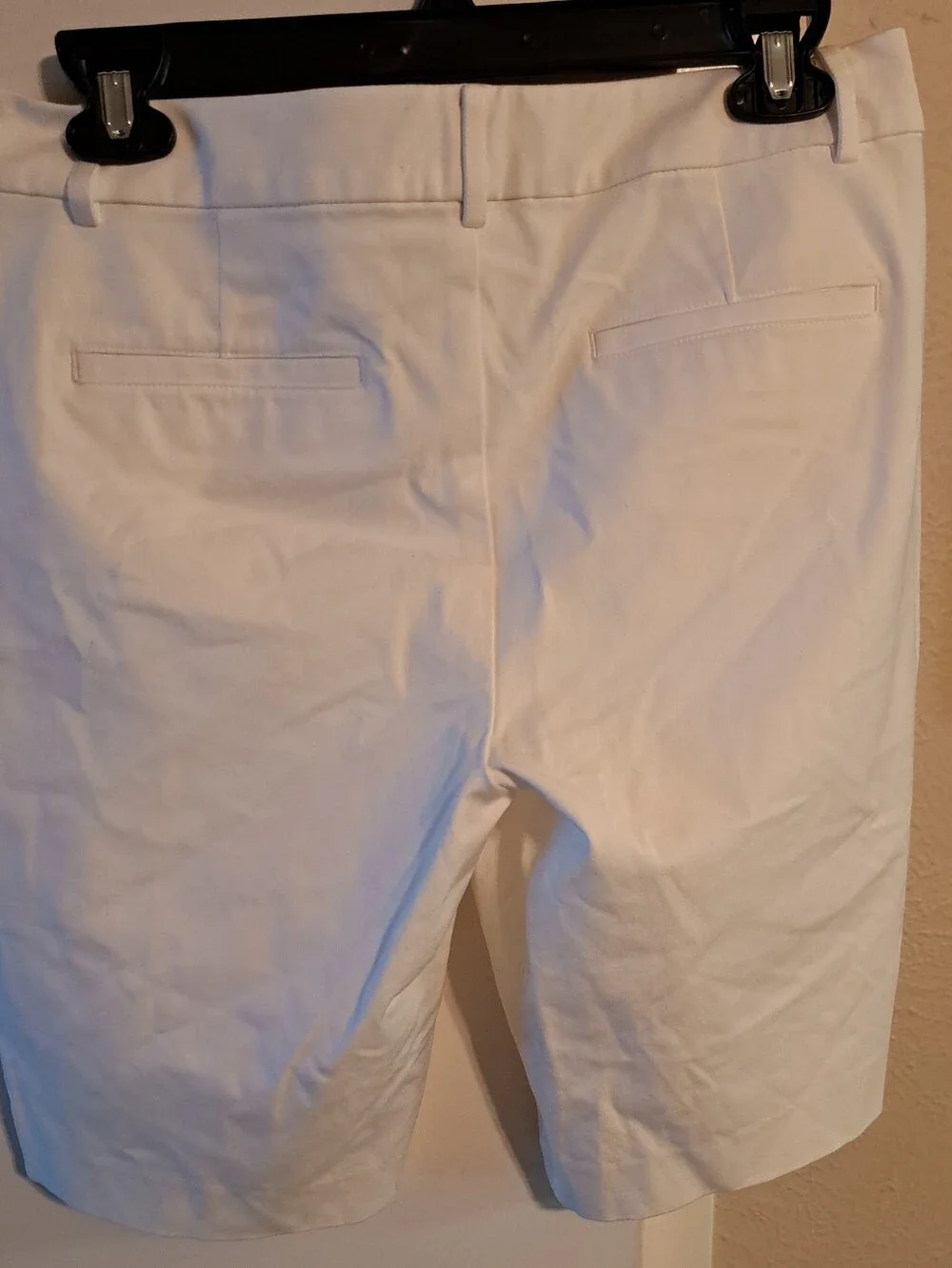 Ralph Lauren White Bermuda Shorts | Size 4 | EUC | Classic Preppy Faux Pockets - Picture 5 of 6
